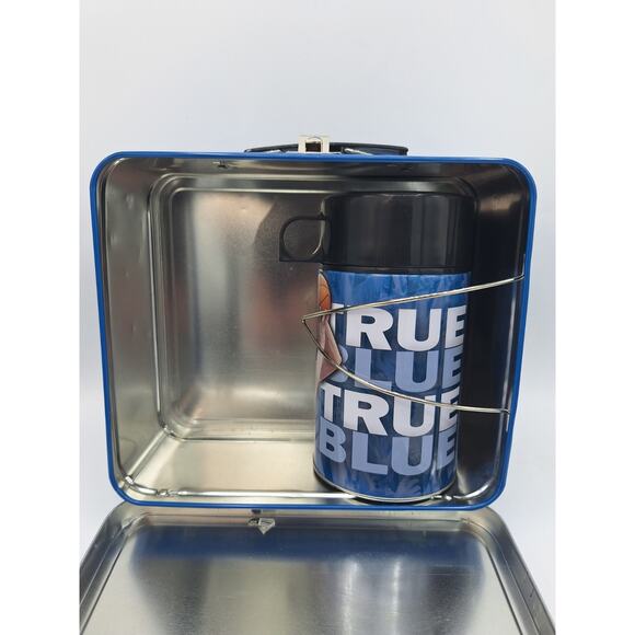 MINNESOTA Timberwolves Vintage Metal Lunch Box & Matching Thermos U.S. Bank - Picture 14 of 14